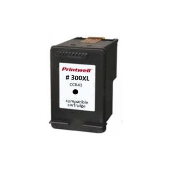 KAK kompatibilní cartridge s HP CC641EE (č.300XL) černá (black)