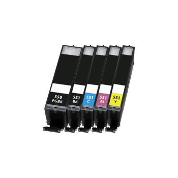 KAK kompatibilní cartridge s Canon CLI-551BK XL černý (black)