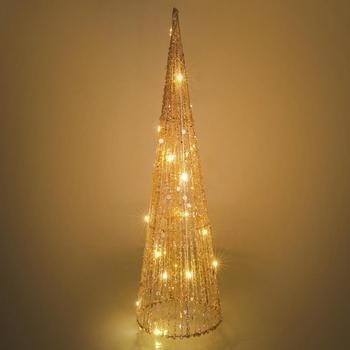 Vánoční osvětlení RETLUX Kužel třpyt. 15LED 50cm