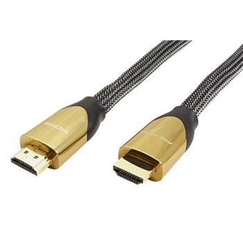 PREMIUM High Speed HDMI kabel s Ethernetem, Ultra-HD, 4K, HDMI M-HDMI M, zlacené konektory, certifik