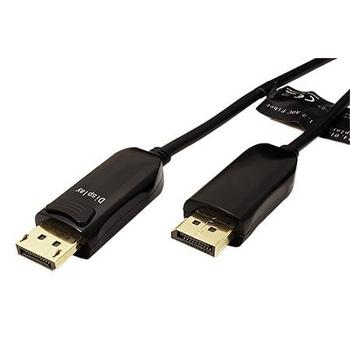 DisplayPort aktivní optický kabel v.1.4 (HBR3), DP(M) - DP(M), 30m