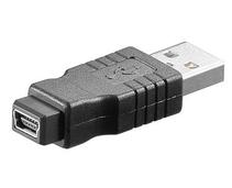 Obrázek k produktu: ROLINE  redukce USB A(M) - miniUSB 5pinB(F)