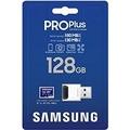 Samsung/micro SDXC/128GB/180MBps/USB 3.0/USB-A/Class 10/+ Adaptér/Modrá