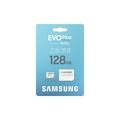 Samsung EVO Plus/micro SDXC/128GB/UHS-I U3 / Class 10/+ Adaptér/Bílá