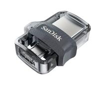 Obrázek k produktu: SANDISK Ultra Dual Drive m3.0 32GB, průhledná/černá