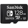 SanDisk MIcroSDXC karta 128GB for Nintendo Switch (R:100/W:90 MB/s, UHS-I, V30, U3, C10, A1) license