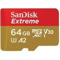 SanDisk Extreme microSDXC 64GB 170MB/s + adaptér