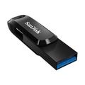 Přenosný flash disk SANDISK Ultra Dual Drive Go 32GB, černá (black)