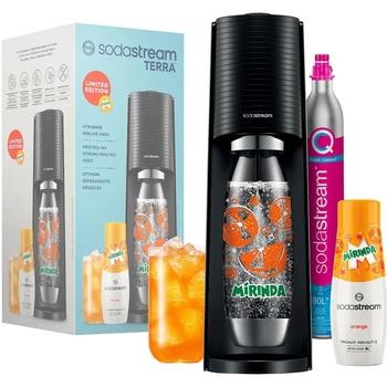 Výrobník sodové vody SODASTREAM TERRA Black MIRINDA Mpack