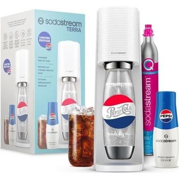 Výrobník sodové vody SODASTREAM TERRA White Pepsi Mpack