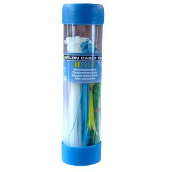 Vázací nylonové pásky SOLID 1E10 barevné