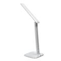 LED stolní lampa stmívatelná s displejem SOLIGHT WO43 bílý lesk