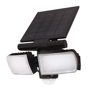 Solight LED solární osvětlení se senzorem, 8W, 600lm, Li-on, černá   WO772