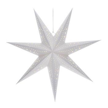 Solight LED vánoční hvězda, závěsná, 60cm, 20x LED, časovač, 2x AA - 1V255