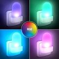  SOLIGHT noční LED RGB světléko se světelným sensorem
