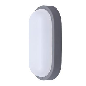Solight LED venkovní osvětlení oválné, 20W, 1500lm, 4000K, IP54, 26cm, šedá barva - WO749-G