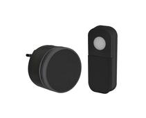 Obrázek k produktu: SOLIGHT bezdrátový mini zvonek do zásuvky 1L77B, černý (black)