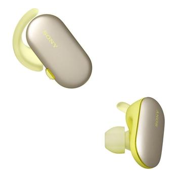 Sportovní bezdrátová sluchátka SONY WF-SP900 žlutá