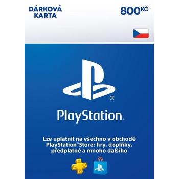 Dobíjecí karta SONY PlayStation Store - Kredit 800 Kč - CZ Digital
