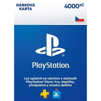 Dobíjecí karta SONY PlayStation Store - Kredit 4000 Kč - CZ Digital