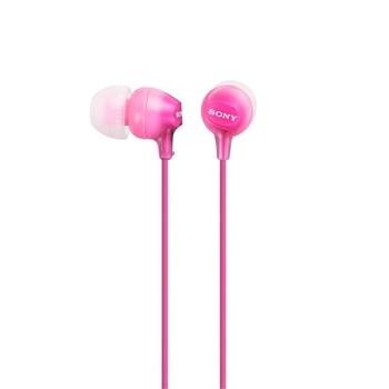 Sluchátka SONY MDR-EX15LP MDREX15LPPI.AE růžová (pink)