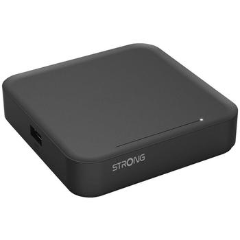 STRONG android box SRT LEAP-S3/ 4K UHD/ H.265/HEVC/ NETFLIX/ O2 TV/ HBO Max/ HDMI/ USB/ LAN/ Wi-Fi/ 