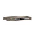 Tenda TEG1024D 24x Gigabit Switch, Fanless-bez ventilátorů, Rackmount, ochrana proti přepětí