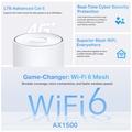 TP-Link Deco X10-4G(1-pack) 4G+ AX1500 Mesh Wifi6 LTE System