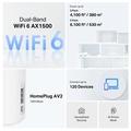 TP-Link Deco PX10(3-pack) AX1500 AV1000 Powerline Mesh System