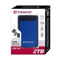 TRANSCEND externí HDD 2,5" USB 3.0 StoreJet 25H3B, 4TB, Blue (nárazuvzdorný)