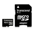 Obrázek k produktu: TRANSCEND  microSDHC 4GB