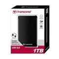 Přenosný pevný disk TRANSCEND StoreJet 25A3 1TB černý (black)