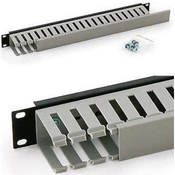 Jednostranná plastová lišta TRITON 19" vyvazovací panel 1U