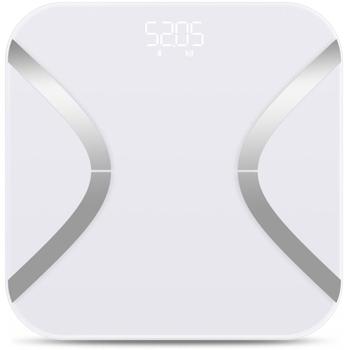 UMAX chytrá váha Smart Scale US20E/ 0,2 – 180 kg/ Bluetooth 4.0/ 11 tělesných parametrů/ čeština/ bí