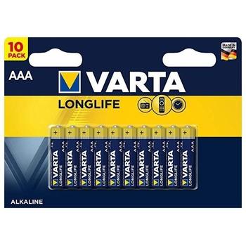 Alkalické baterie VARTA Longlife 4103, 10 ks
