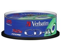 Obrázek k produktu: VERBATIM  CD-R 52x DataLife, Extra Protection, 25ks cakebox