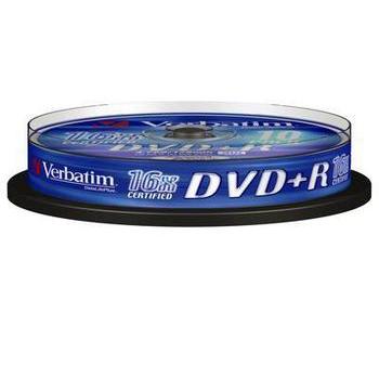 DVD+R médium VERBATIM DVD+R 16x DataLifePlus matt silver