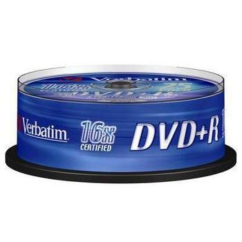 DVD+R médium VERBATIM DVD+R 16x DataLifePlus 43500 matt silver