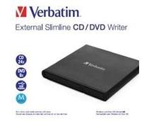 Obrázek k produktu: VERBATIM externí mechanika Slimline CD/DVD Writer
