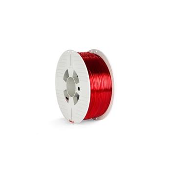 VERBATIM 3D Printer Filament PET-G 1.75mm ,327m, 1000g red transparent