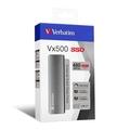Verbatim SSD externí disk Vx500, USB 3.1 gen2, šedý, 480GB