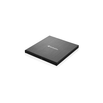 VERBATIM externí mechanika Ultra HD 4K Blu-ray External Slimline Writer (USB 3.1, USB-C) + zdarma 25
