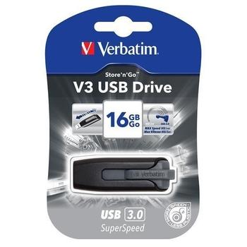 VERBATIM Flash Disk Store "n" Go V3 16GB černý (black)