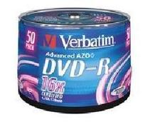 Obrázek k produktu: VERBATIM  DVD-R 16x DatalifePlus, 50ks cakebox