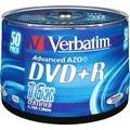 Obrázek k produktu: VERBATIM  DVD+R 16x DataLifePlus, matt silver, 50ks cakebox