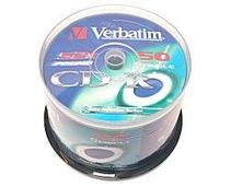 Obrázek k produktu: VERBATIM  CD-R 52x DataLifePlus Super Azo, Crystal, 50ks cakebox