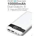 VIKING POWER BANK PN-961 QC3.0 10000mah, QUICK CHARGE 3.0, Černá