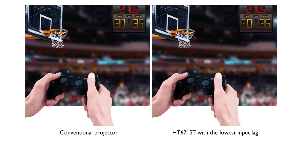 DLP projektor BENQ TH671ST bílý white