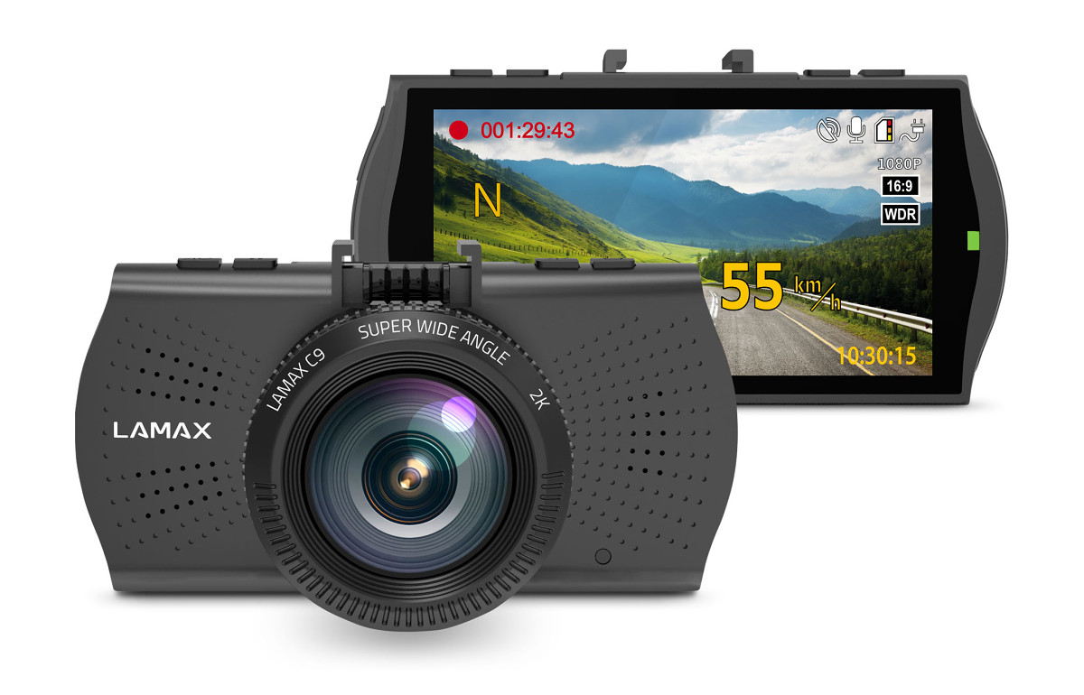 Kamera do auta LAMAX DRIVE C9 černá black