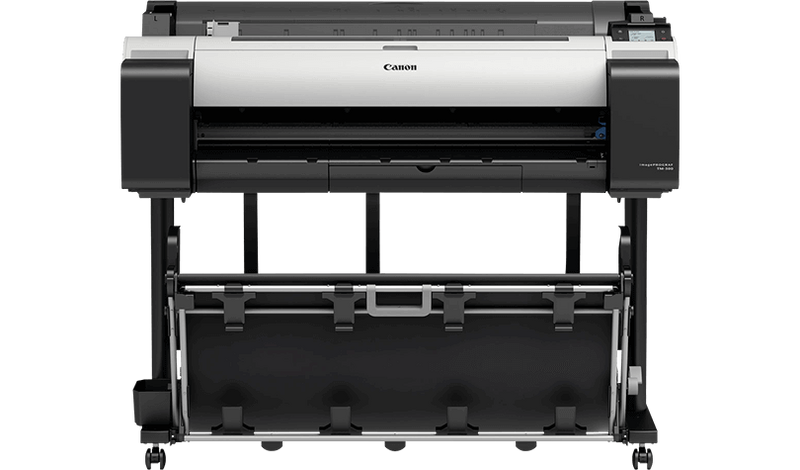 Tiskárna velkoformátová CANON imagePROGRAF TM300 + podstavec v balení černábílá blackwhite